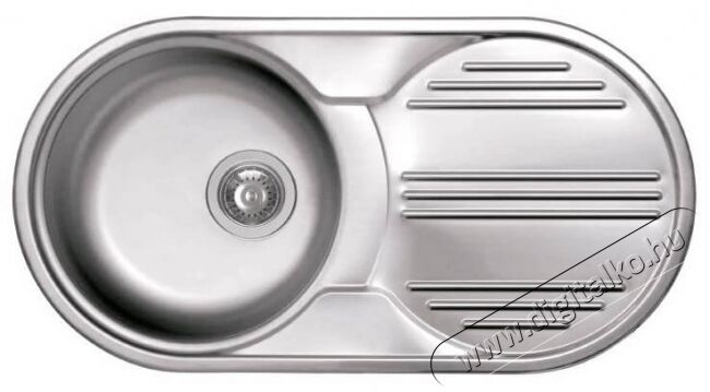 Elleci LIX830SACRD Special ROUND 830 DX Mosogatótálca - inox Konyhai termékek - Mosogató - Mosogatótálca - 359465
