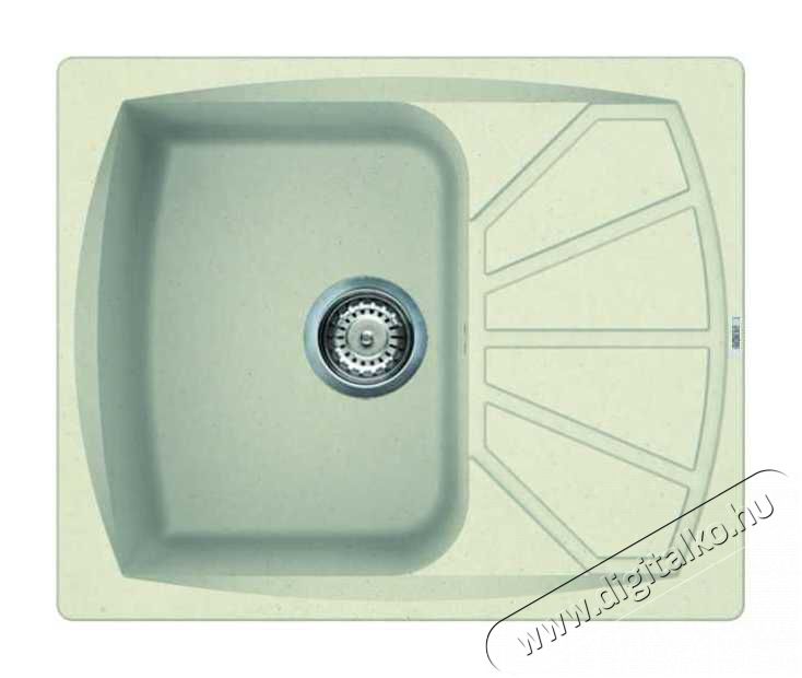 Elleci LGL12562 Living 125 G62 Bianco Antico granitek mosogatótálca Konyhai termékek - Mosogató - Mosogatótálca - 359035