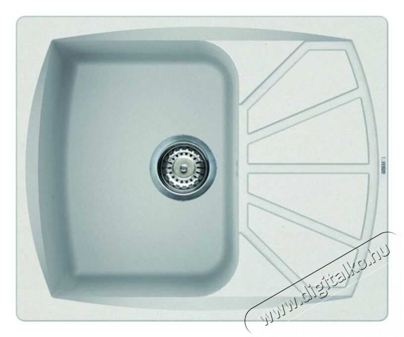 Elleci LGL12568 Living 125 G68 Bianco granitek mosogatótálca Konyhai termékek - Mosogató - Mosogatótálca - 359034