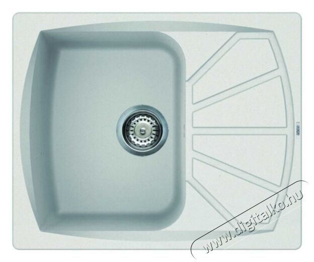 Elleci LGL12568 Living 125 G68 Bianco granitek mosogatótálca Konyhai termékek - Mosogató - Mosogatótálca - 359034