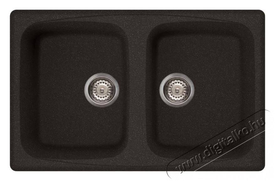 Elleci LGM35054 Master 350 G54 Nero Pietra granitek mosogatótálca Konyhai termékek - Mosogató - Mosogatótálca - 359087