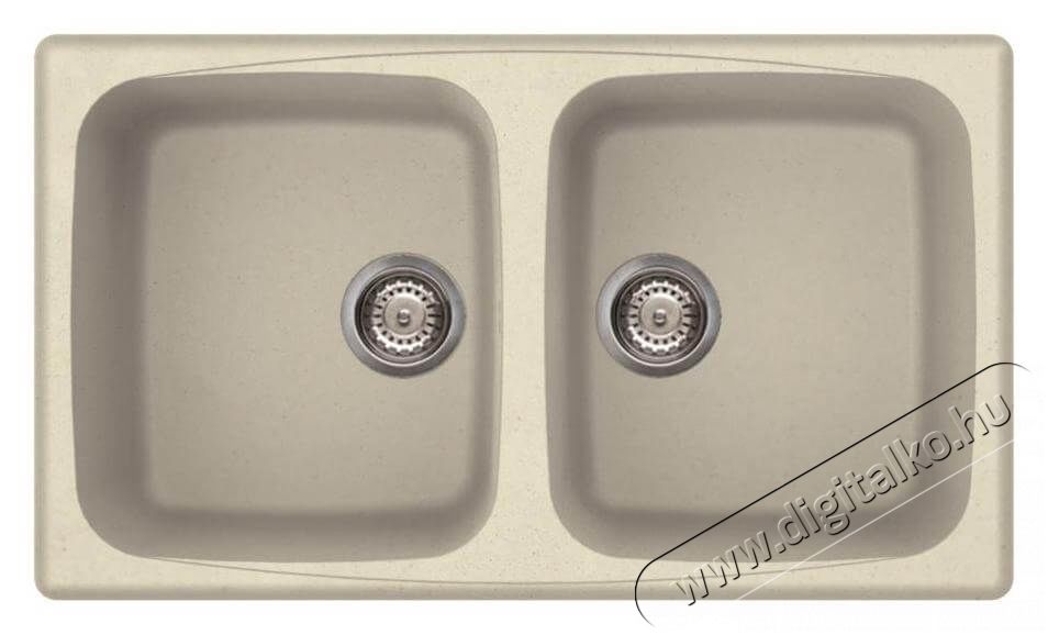 Elleci LGM45062 Master 450 G62 Bianco Antico granitek mosogatótálca Konyhai termékek - Mosogató - Mosogatótálca - 359111