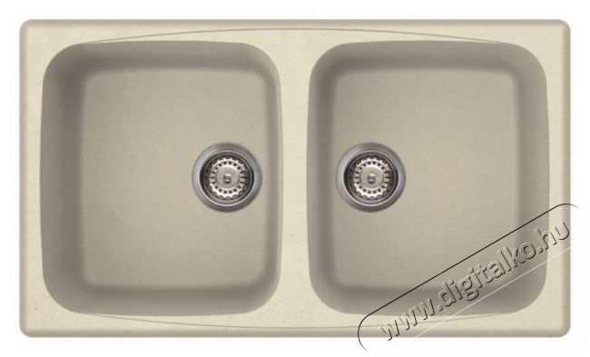Elleci LGM45062 Master 450 G62 Bianco Antico granitek mosogatótálca Konyhai termékek - Mosogató - Mosogatótálca - 359111