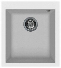 Elleci LGQ10068 Quadra 100 G68 Bianco granitek mosogatótálca Konyhai termékek - Mosogató - Mosogatótálca - 359152