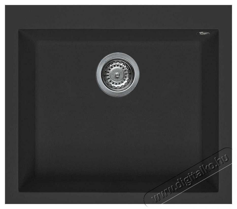 Elleci LGQ10540 Quadra 105 G40 Nero granitek mosogatótálca Konyhai termékek - Mosogató - Mosogatótálca - 359188