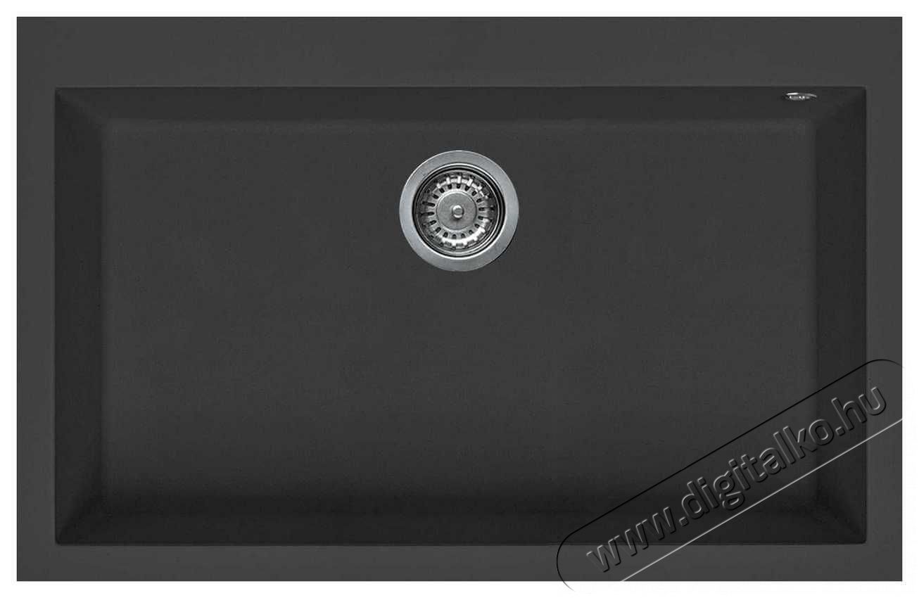 Elleci LGQ13059 Quadra 130 G59 Antracite granitek mosogatótálca Konyhai termékek - Mosogató - Mosogatótálca - 359238