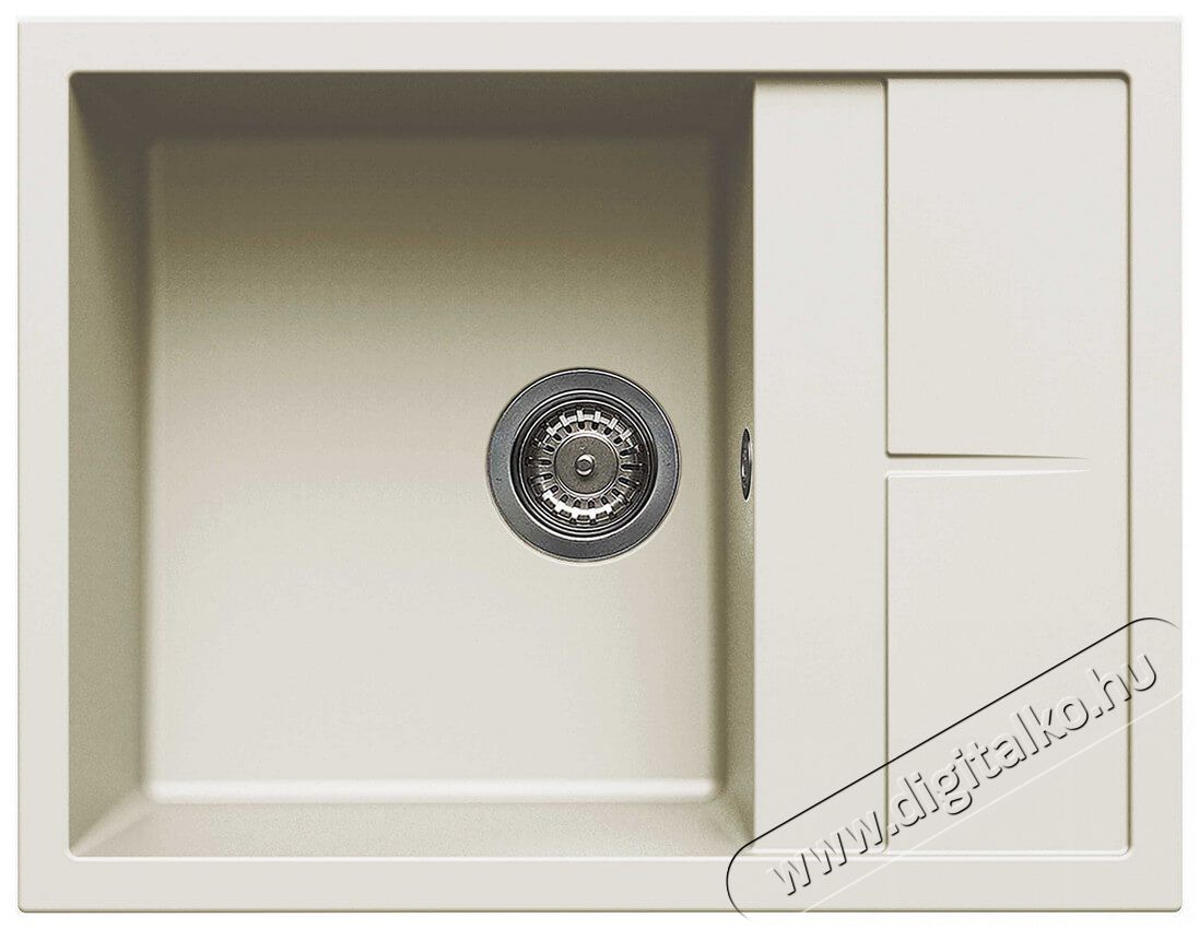 Elleci LGU12562 Unico 125 G62 Bianco Antico granitek mosogatótálca Konyhai termékek - Mosogató - Mosogatótálca - 359544