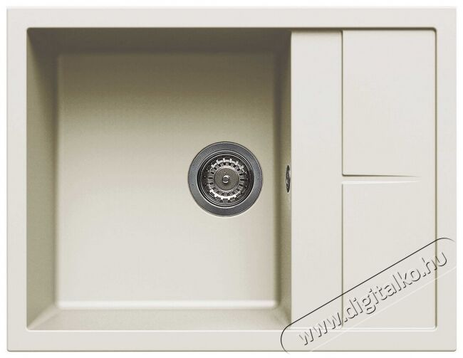 Elleci LGU12562 Unico 125 G62 Bianco Antico granitek mosogatótálca Konyhai termékek - Mosogató - Mosogatótálca - 359544