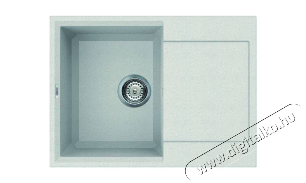 Elleci LGY13552 Easy 135 G52 Bianco Pietra Granitek mosogatótálca Konyhai termékek - Mosogató - Mosogatótálca - 358735