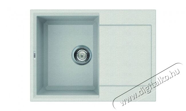 Elleci LGY13552 Easy 135 G52 Bianco Pietra Granitek mosogatótálca Konyhai termékek - Mosogató - Mosogatótálca - 358735
