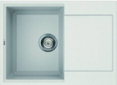 Elleci LGY13568 Easy 135 G68 Bianco gránit mosogatótálca Konyhai termékek - Mosogató - Mosogatótálca - 358733