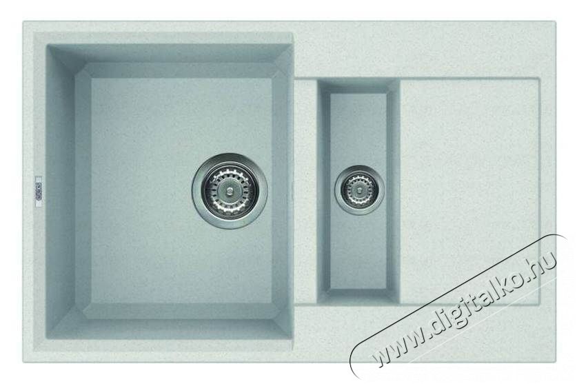 Elleci LGY32552 Easy 325 G52 Bianco Pietra granitek mosogatótálca Konyhai termékek - Mosogató - Mosogatótálca - 358795