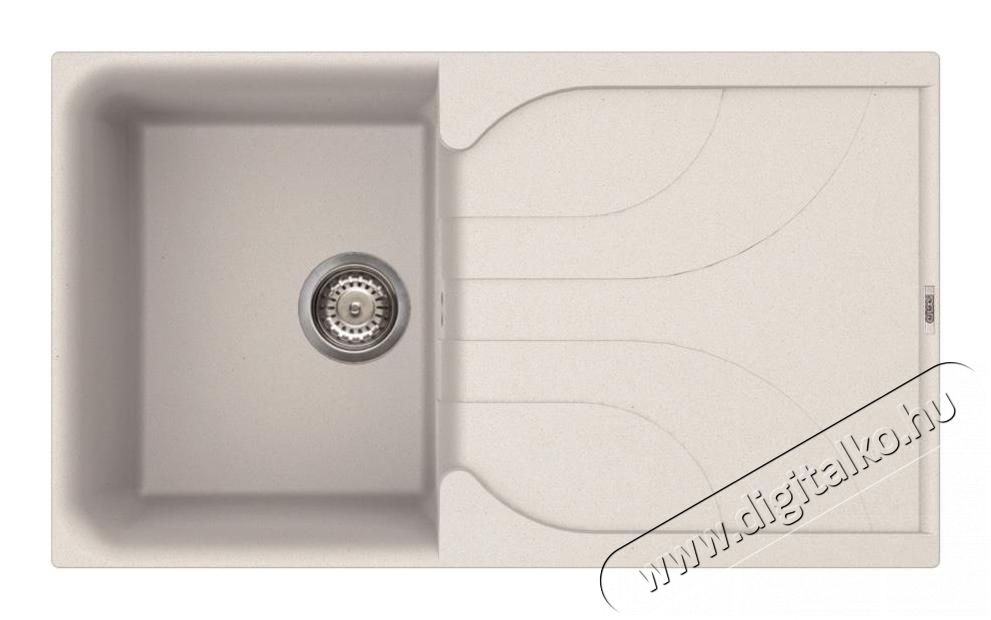 Elleci LGE40068 Ego 400 G68 Bianco granitek mosogatótálca Konyhai termékek - Mosogató - Mosogatótálca - 358875