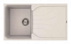 Elleci LGE40068 Ego 400 G68 Bianco granitek mosogatótálca Konyhai termékek - Mosogató - Mosogatótálca - 358875