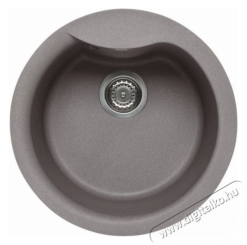 Elleci LGEROU48 Ego ROUND G48 Cemento Granitek mosogatótálca Konyhai termékek - Mosogató - Mosogatótálca - 358958