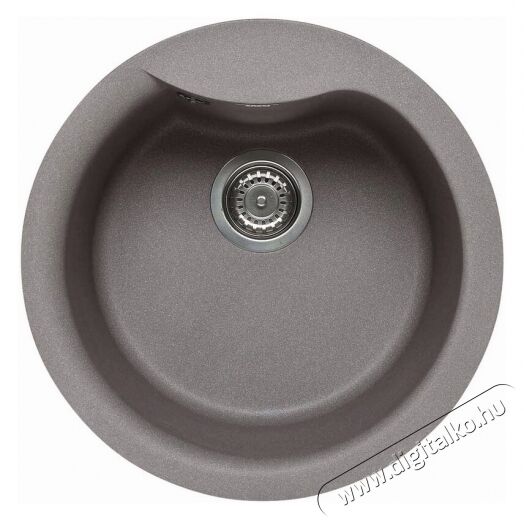 Elleci LGEROU48 Ego ROUND G48 Cemento Granitek mosogatótálca Konyhai termékek - Mosogató - Mosogatótálca - 358958