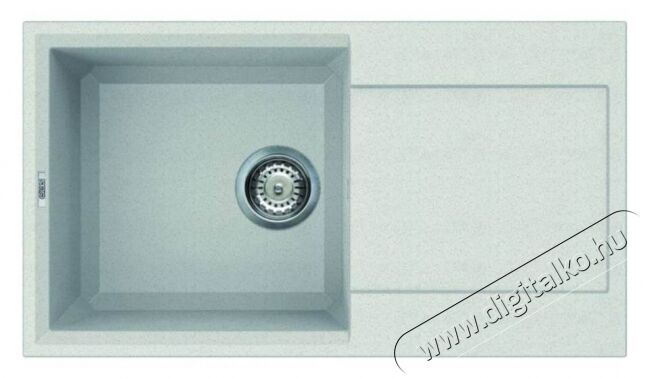 Elleci LGY29052 Easy 290 G52 Bianco Pietra Granitek mosogatótálca Konyhai termékek - Mosogató - Mosogatótálca - 358759