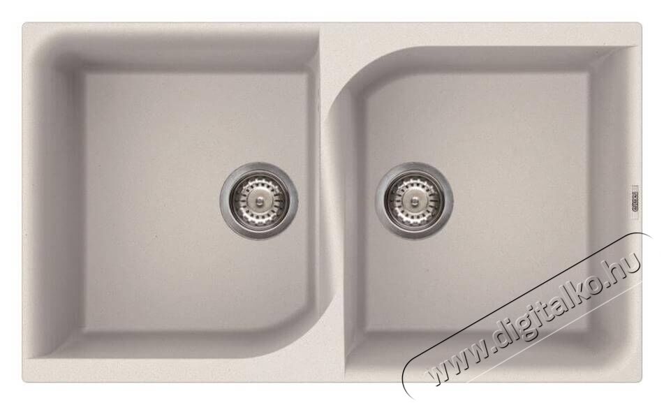 Elleci LGE45068 Ego 450 G68 Bianco Granitek mosogatótálca Konyhai termékek - Mosogató - Mosogatótálca - 358887