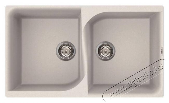 Elleci LGE45068 Ego 450 G68 Bianco Granitek mosogatótálca Konyhai termékek - Mosogató - Mosogatótálca - 358887