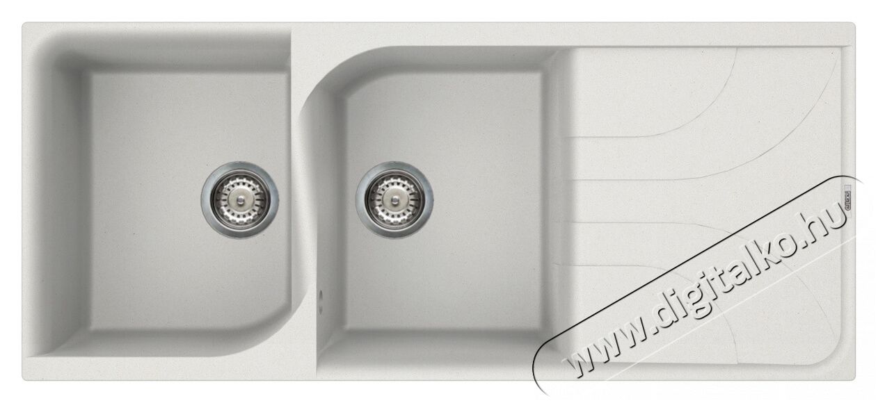 Elleci LGE50068 Ego 500 G68 Bianco granitek mosogatótálca Konyhai termékek - Mosogató - Mosogatótálca - 358922