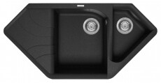 Elleci LGECOR40 Ego CORNER G40 Nero Granitek mosogatótálca Konyhai termékek - Mosogató - Mosogatótálca - 358942