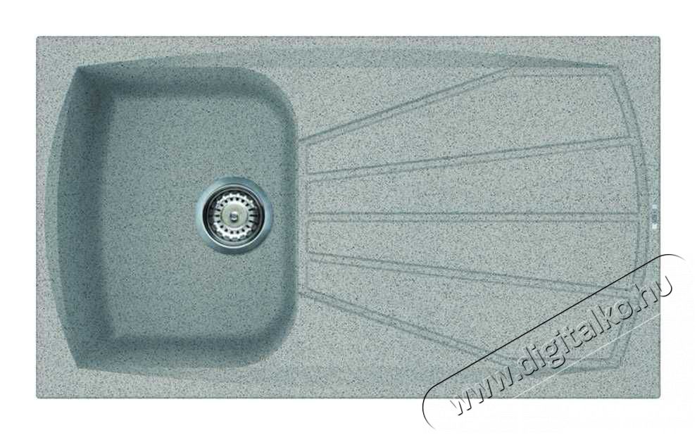 Elleci LGL40055 Living 400 G55 Grigio Pietra granitek mosogatótálca Konyhai termékek - Mosogató - Mosogatótálca - 359048