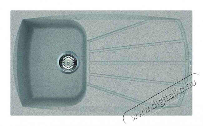 Elleci LGL40055 Living 400 G55 Grigio Pietra granitek mosogatótálca Konyhai termékek - Mosogató - Mosogatótálca - 359048