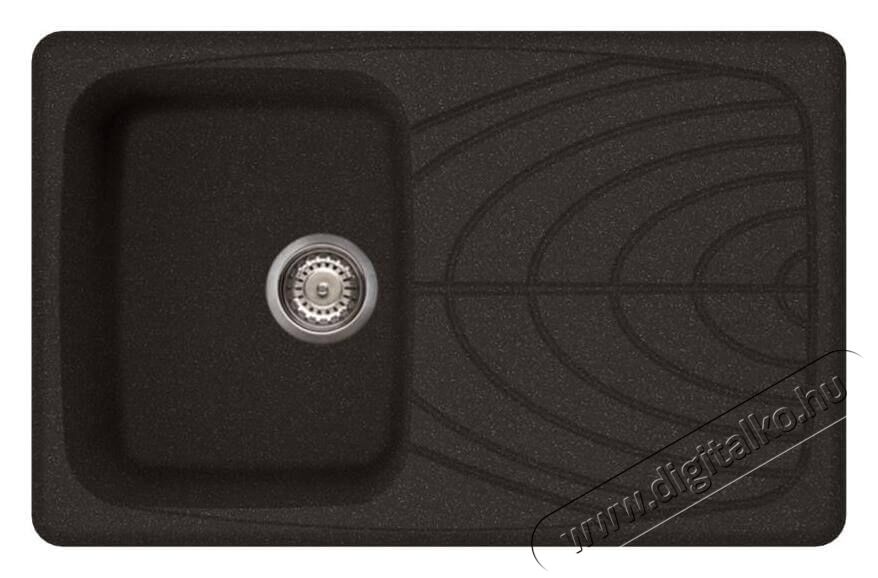 Elleci LGM30054 Master 300 G54 Nero Pietra granitek mosogatótálca Konyhai termékek - Mosogató - Mosogatótálca - 359080