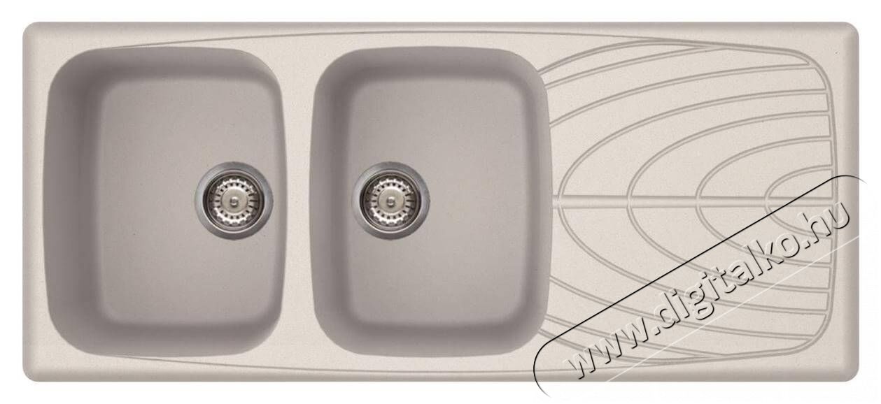 Elleci LGM50068 Master 500 G68 Bianco granitek mosogatótálca Konyhai termékek - Mosogató - Mosogatótálca - 359123