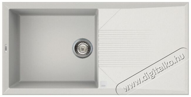 Elleci LGT48068 Tekno 480 G68 Bianco granitek mosogatótálca Konyhai termékek - Mosogató - Mosogatótálca - 359507