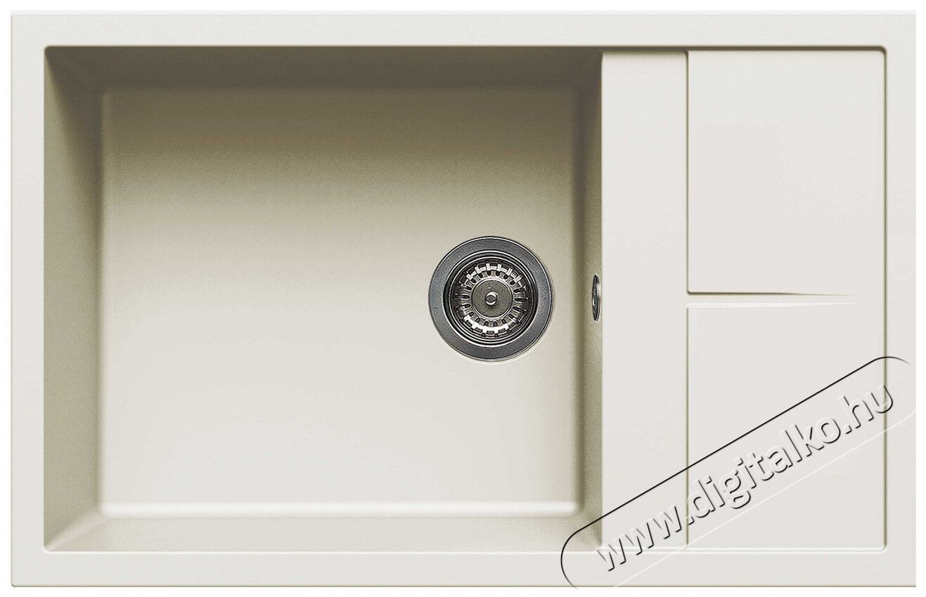 Elleci LGU31062 Unico 310 G62 Bianco Antico granitek mosogatótálca Konyhai termékek - Mosogató - Mosogatótálca - 359568