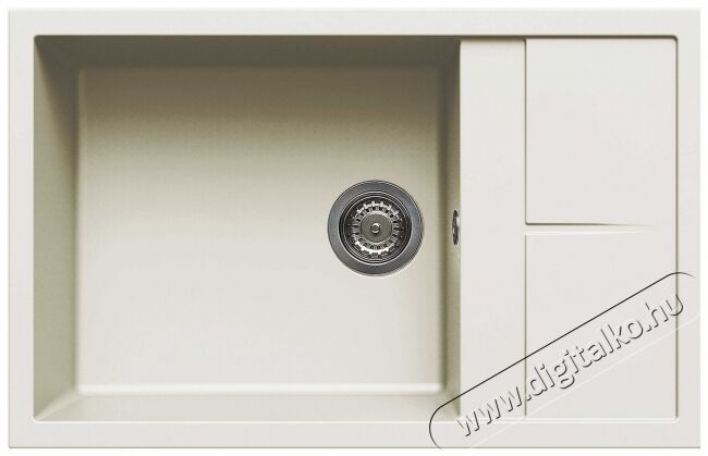 Elleci LGU31062 Unico 310 G62 Bianco Antico granitek mosogatótálca Konyhai termékek - Mosogató - Mosogatótálca - 359568
