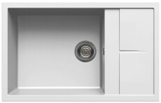 Elleci LGU31068 Unico 310 G68 Bianco granitek mosogatótálca Konyhai termékek - Mosogató - Mosogatótálca - 359567