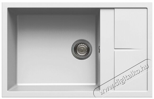 Elleci LGU31068 Unico 310 G68 Bianco granitek mosogatótálca Konyhai termékek - Mosogató - Mosogatótálca - 359567