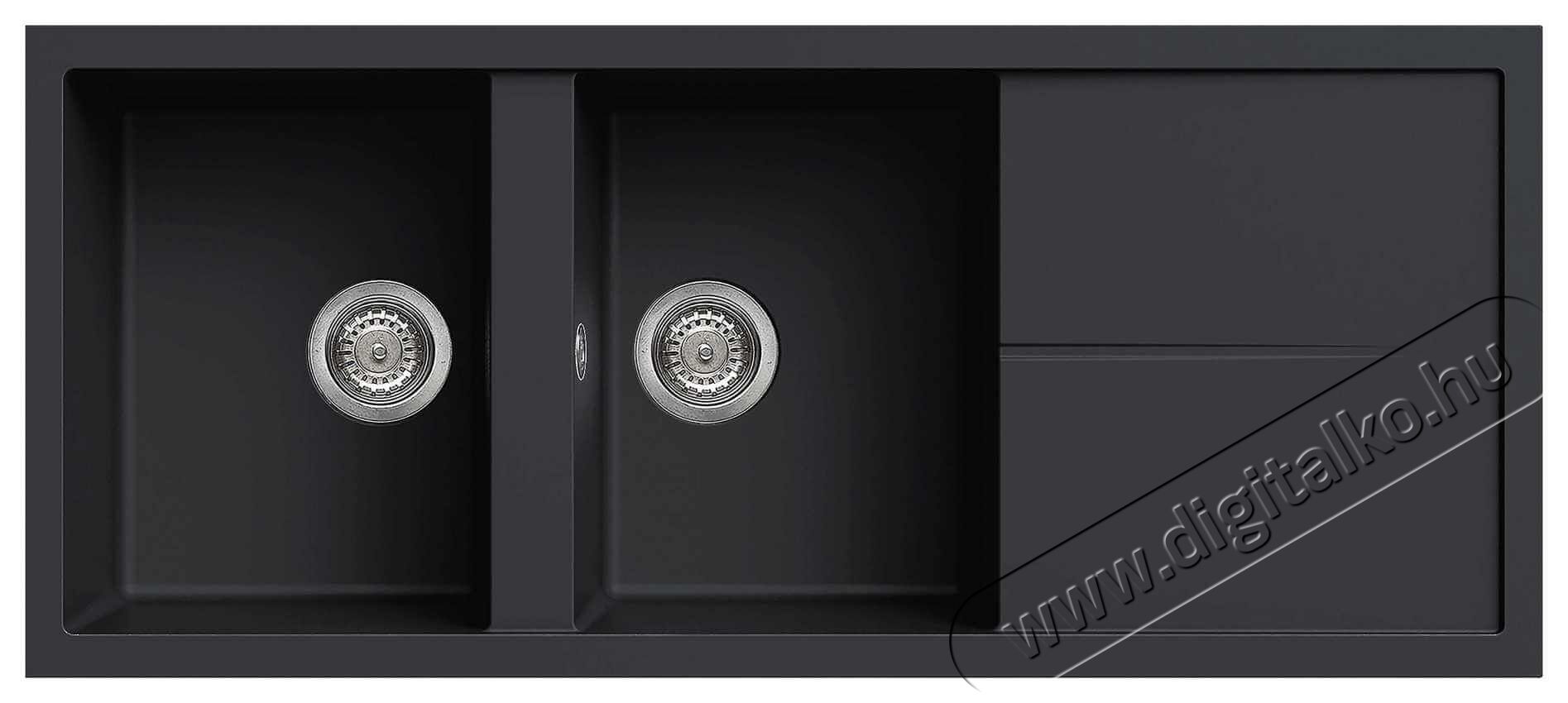 Elleci LGU50059 Unico 500 G59 Antracite granitek mosogatótálca Konyhai termékek - Mosogató - Mosogatótálca - 359605