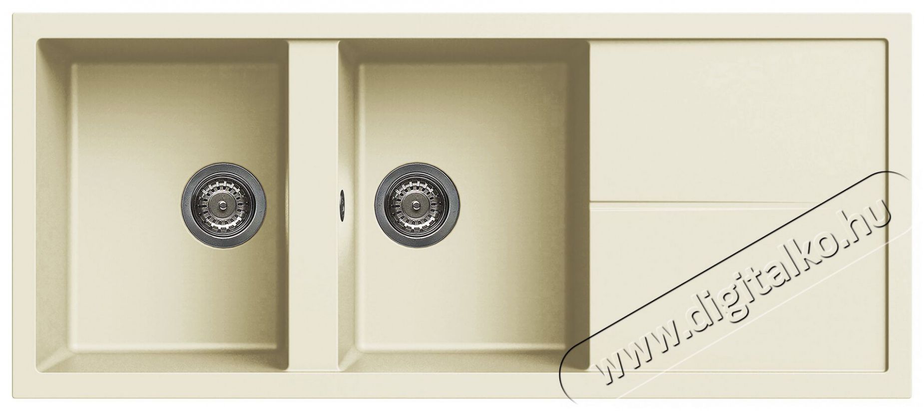 Elleci LGU50062 Unico 500 G62 Bianco Antico granitek mosogatótálca Konyhai termékek - Mosogató - Mosogatótálca - 359604