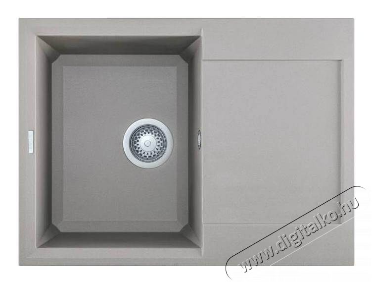 Elleci Easy 135 G48 Cemento Granitek mosogatótálca (LGY13548) Konyhai termékek - Mosogató - Mosogatótálca - 358737