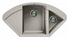 Elleci LGYCOR43 Easy CORNER G43 Tortora granitek mosogatótálca Konyhai termékek - Mosogató - Mosogatótálca - 358858