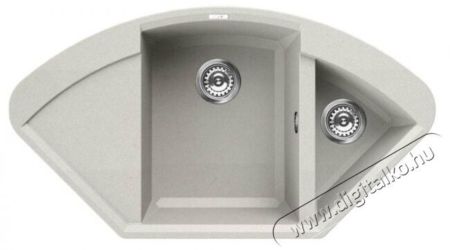 Elleci Easy CORNER G68 Bianco mosogatótálca (LGYCOR68 ) Konyhai termékek - Mosogató - Mosogatótálca - 358853