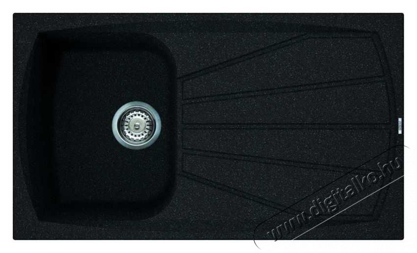 Elleci LGL40054 Living 400 G54 Nero Pietra granitek mosogatótálca Konyhai termékek - Mosogató - Mosogatótálca - 359045