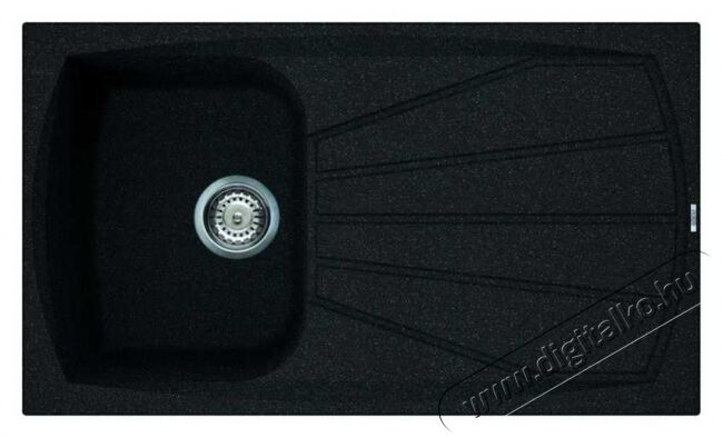 Elleci LGL40054 Living 400 G54 Nero Pietra granitek mosogatótálca Konyhai termékek - Mosogató - Mosogatótálca - 359045
