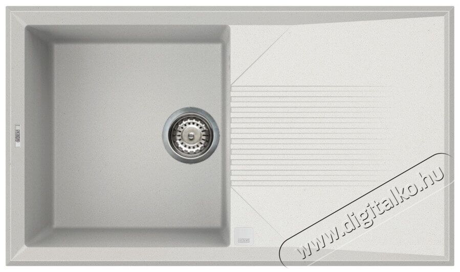Elleci LGT40068 Tekno 400 G68 Bianco granitek mosogatótálca Konyhai termékek - Mosogató - Mosogatótálca - 359483