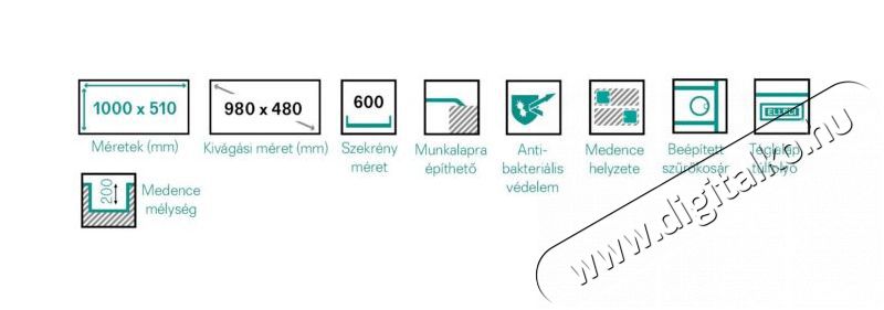 Elleci LMB48078 Best 480 M78 Espresso metaltek mosogatótálca Konyhai termékek - Mosogató - Mosogatótálca - 358709