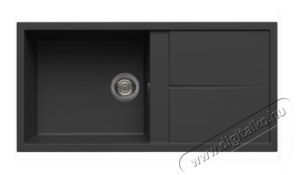 Elleci LGB48040 Best 480 G40 Nero granitek mosogatótálca Konyhai termékek - Mosogató - Mosogatótálca - 358717