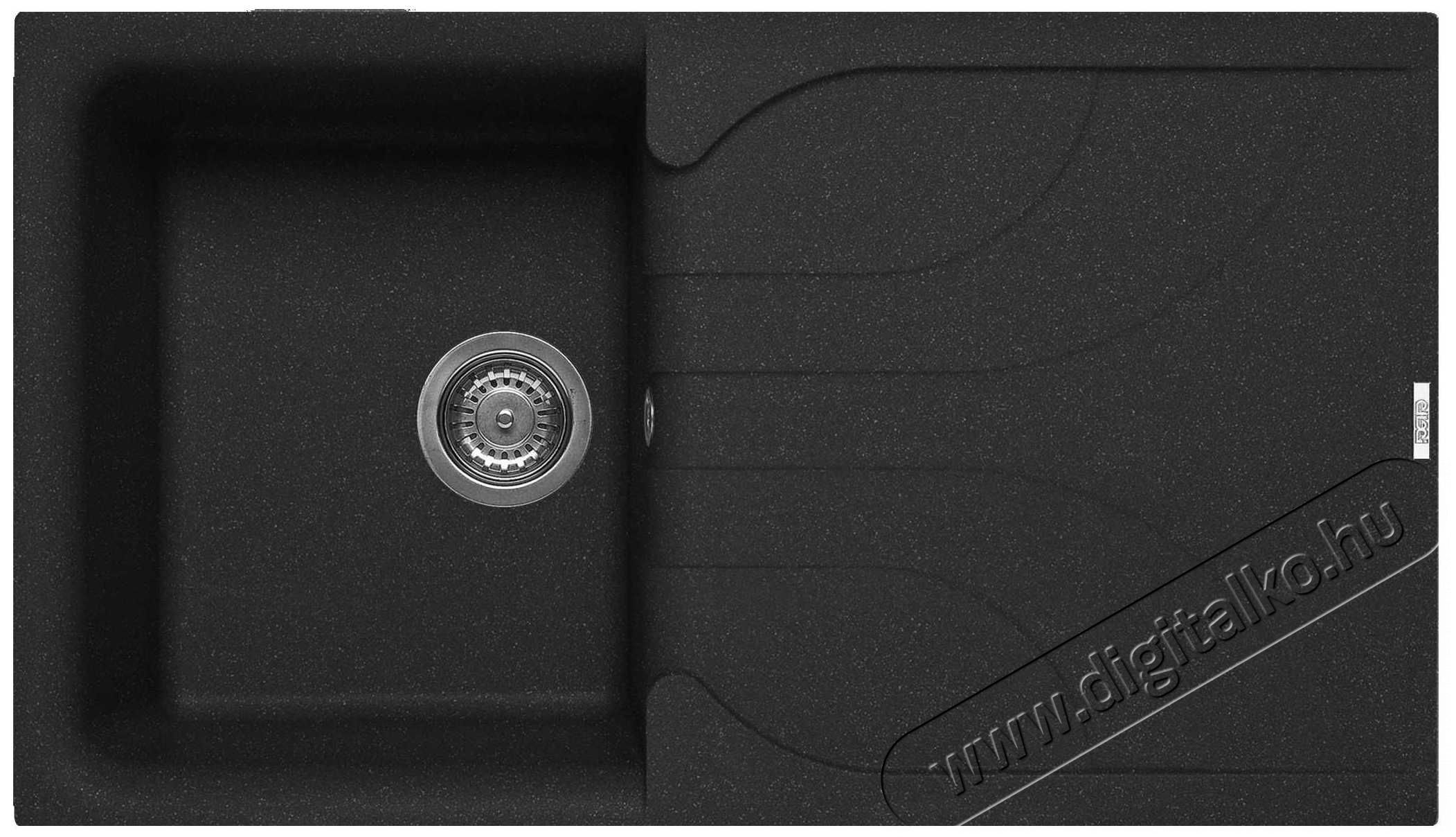 Elleci Ego 400 G54 Nero Pietra mosogatótálca (LGE40054) Konyhai termékek - Mosogató - Mosogatótálca - 358882