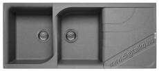 Elleci LGE50048 Ego 500 G48 Cemento Granitek mosogatótálca Konyhai termékek - Mosogató - Mosogatótálca - 358924