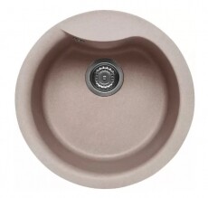 Elleci Ego ROUND G 43 Tortora (LGEROU43) Granitek mosogatótálca Konyhai termékek - Mosogató - Mosogatótálca - 358961