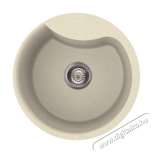 Elleci LGEROU62 Ego ROUND G62 Bianco Antico granitek mosogatótálca Konyhai termékek - Mosogató - Mosogatótálca - 358956