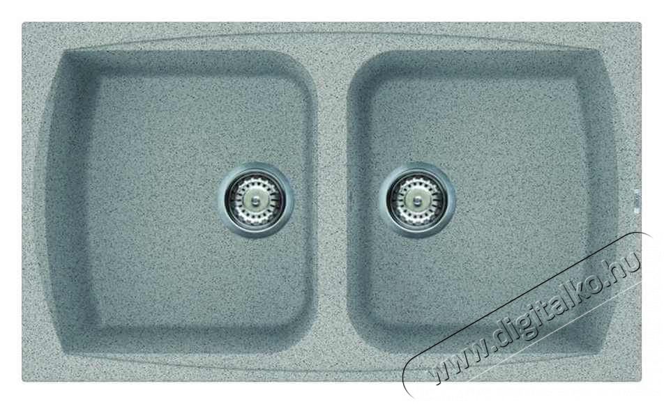 Elleci LGL45055 Living 450 G55 Grigio Pietra granitek mosogatótálca Konyhai termékek - Mosogató - Mosogatótálca - 359056