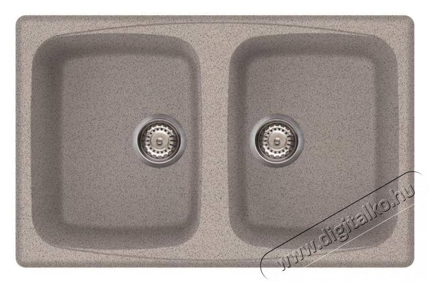 Elleci LGM35055 Master 350 G55 Grigio Pietra granitek mosogatótálca Konyhai termékek - Mosogató - Mosogatótálca - 359086